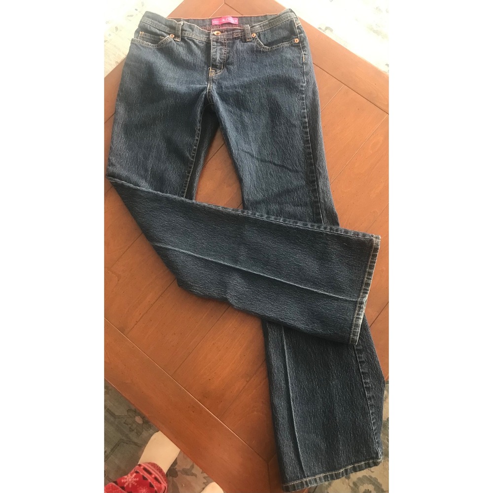 GLO Jeans Womens‎ Size 7 Bootcut Dark Wash Denim Pants